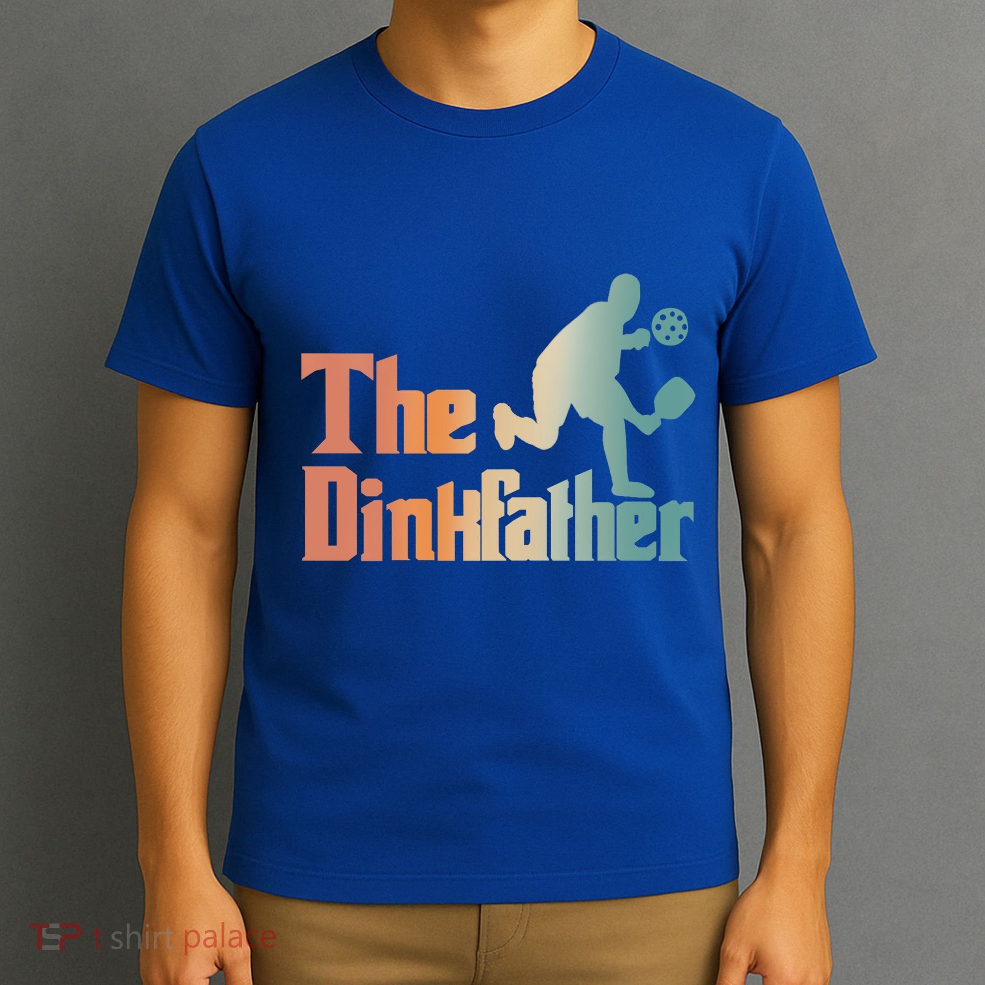 The Dinkfather Pickleball Dad Funny Pickleball FatherS Day Cool Gift T-Shirt