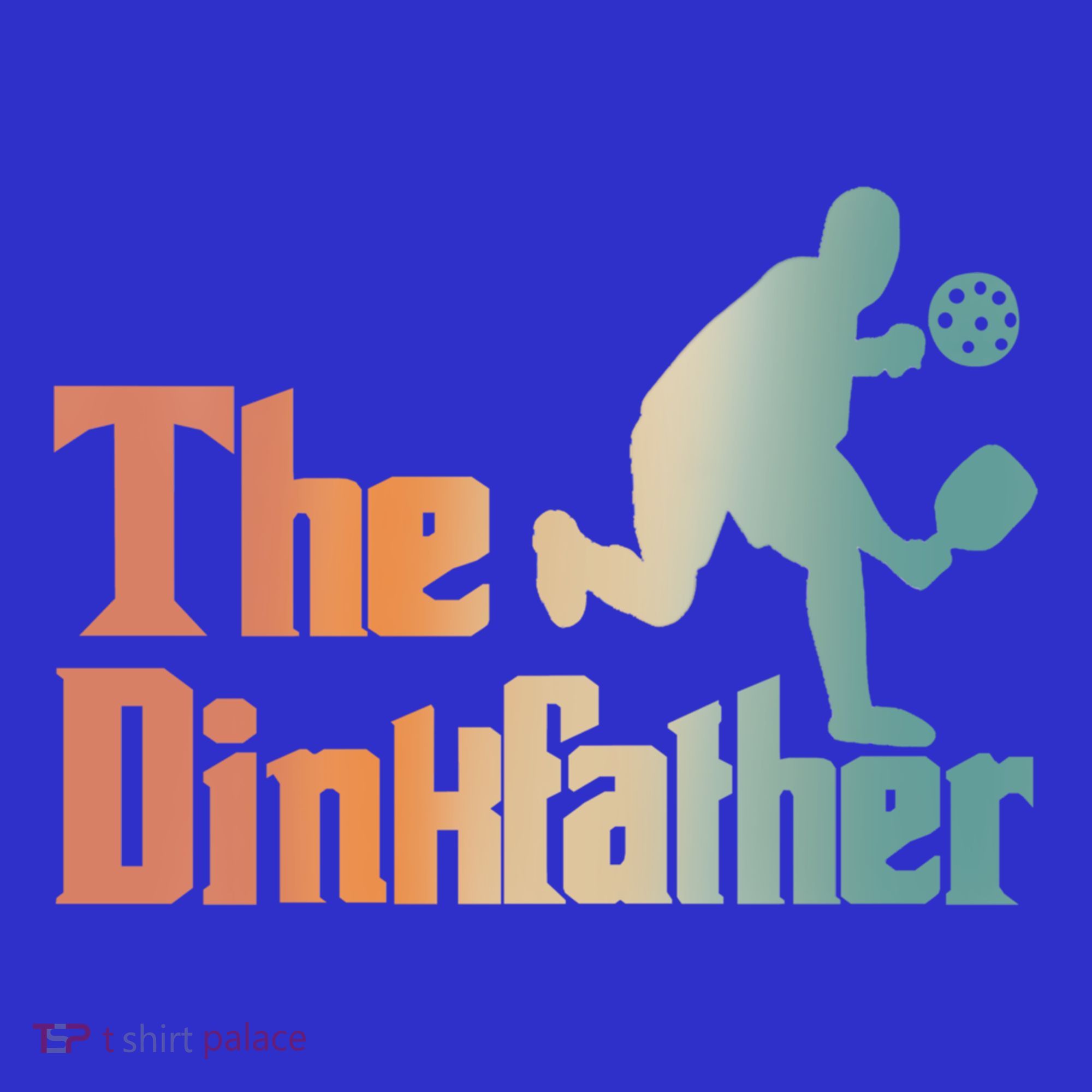 The Dinkfather Pickleball Dad Funny Pickleball FatherS Day Cool Gift Coaster