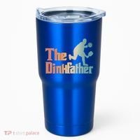 The Dinkfather Pickleball Dad Funny Pickleball FatherS Day Cool Gift Tumbler thumb 0