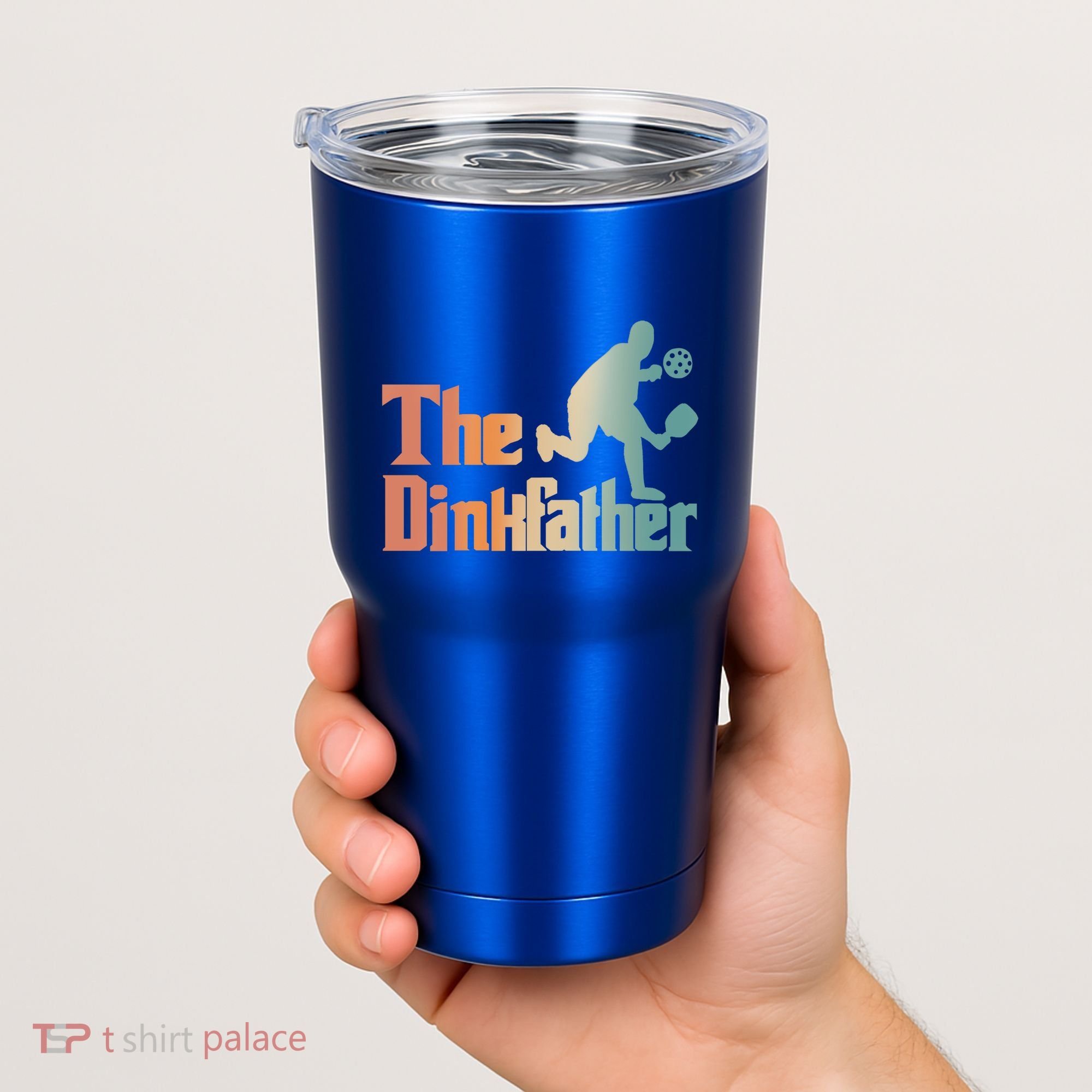 The Dinkfather Pickleball Dad Funny Pickleball FatherS Day Cool Gift Tumbler