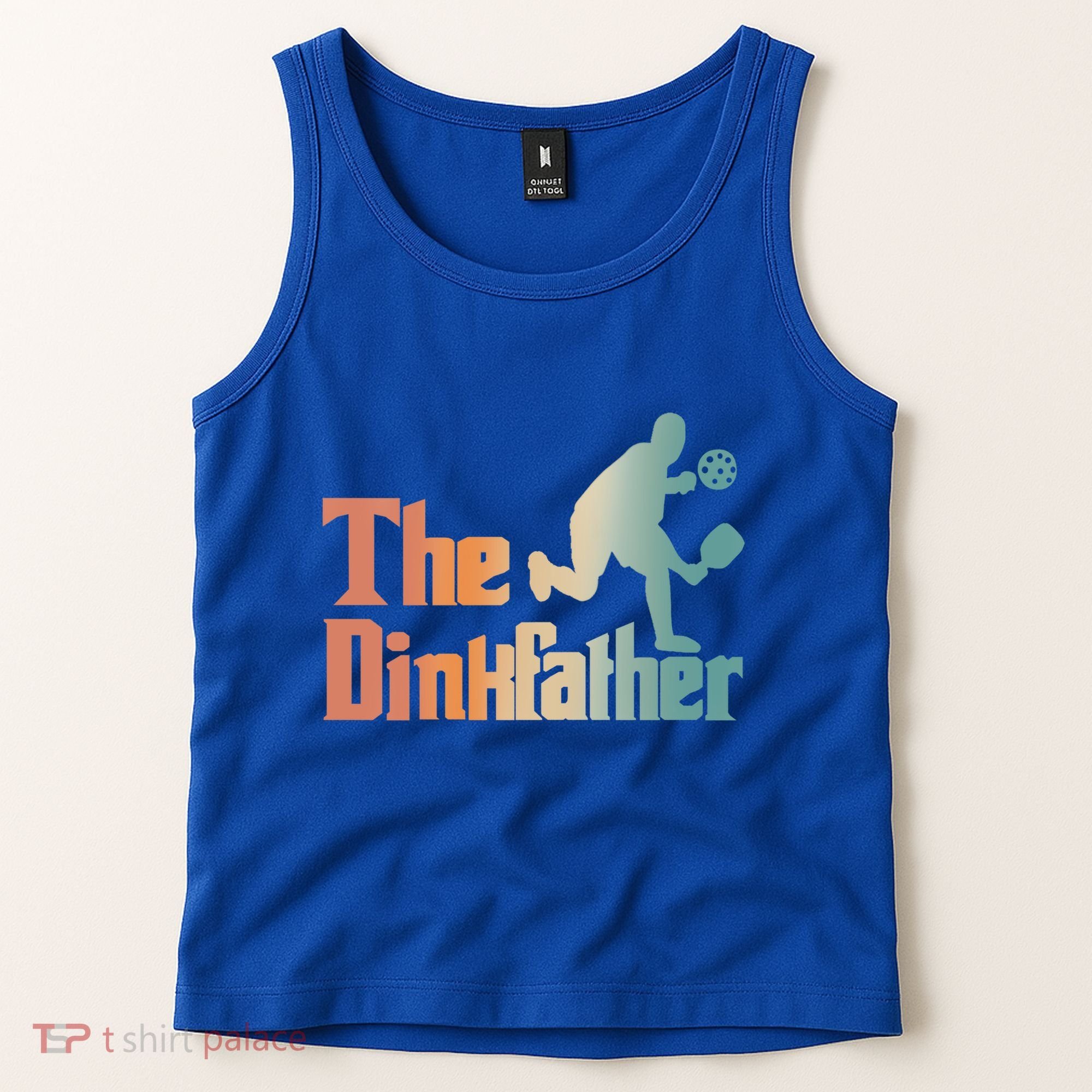 The Dinkfather Pickleball Dad Funny Pickleball FatherS Day Cool Gift Tank Top