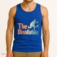 The Dinkfather Pickleball Dad Funny Pickleball FatherS Day Cool Gift Tank Top thumb 3