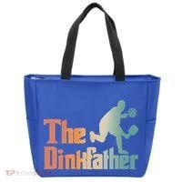 The Dinkfather Pickleball Dad Funny Pickleball FatherS Day Cool Gift Tote Bag thumb 0