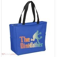 The Dinkfather Pickleball Dad Funny Pickleball FatherS Day Cool Gift Tote Bag thumb 2