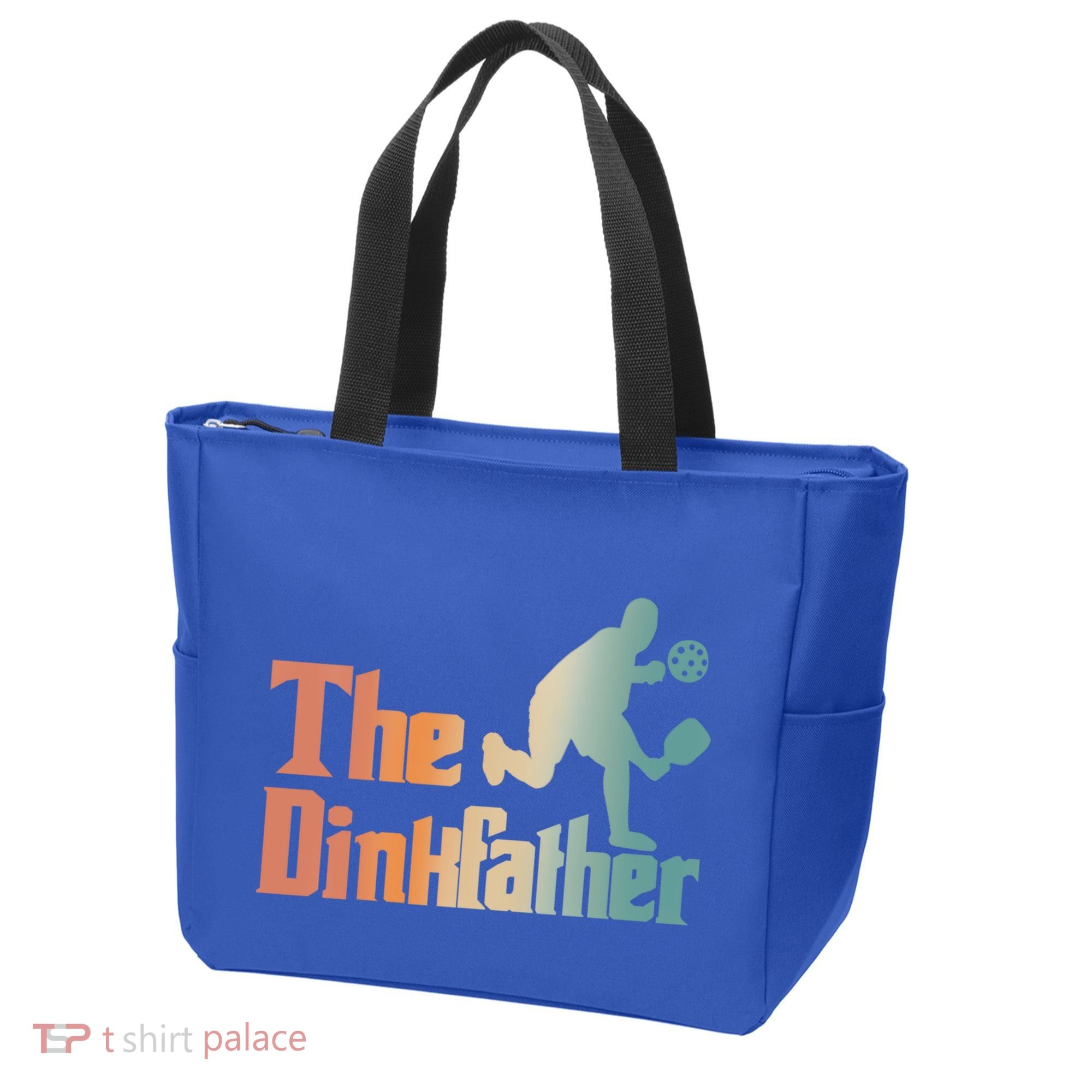 The Dinkfather Pickleball Dad Funny Pickleball FatherS Day Cool Gift Tote Bag