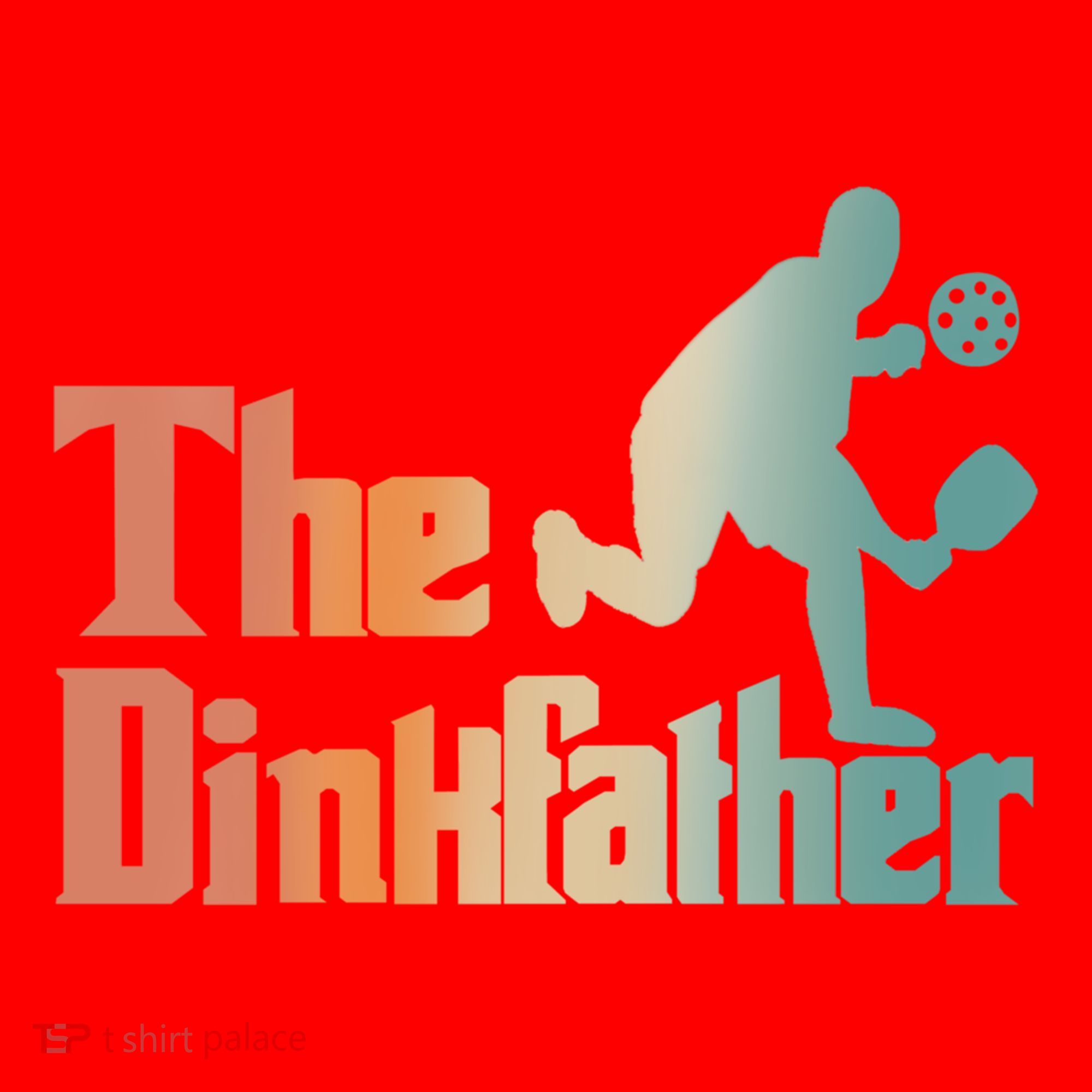 The Dinkfather Pickleball Dad Funny Pickleball FatherS Day Cool Gift Santa Hat