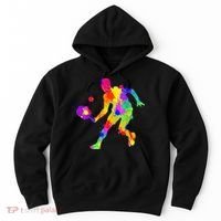 Tie Dye Pickleball Funny Dad Pickleball Hoodie thumb 0
