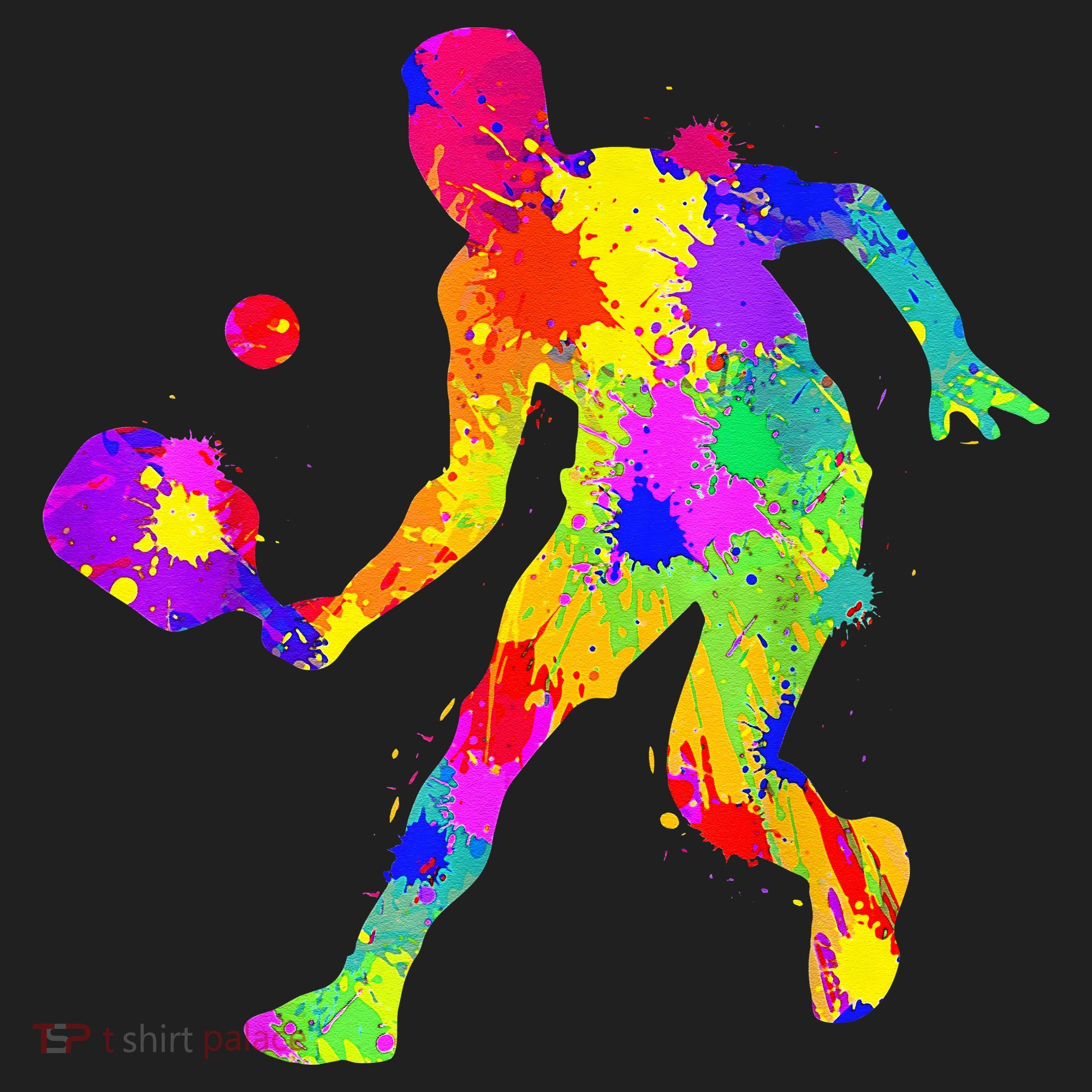 Tie Dye Pickleball Funny Dad Pickleball Beanie
