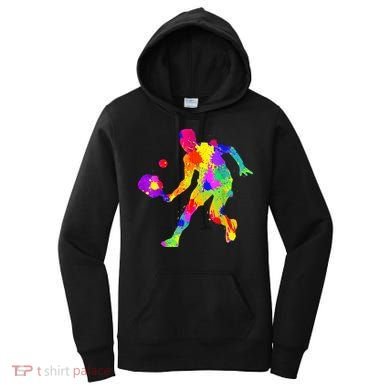 Tie Dye Pickleball Funny Dad Pickleball Women's Hoodie