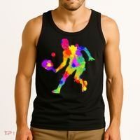 Tie Dye Pickleball Funny Dad Pickleball Tank Top thumb 3