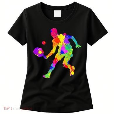 Tie Dye Pickleball Funny Dad Pickleball Women's T-Shirt