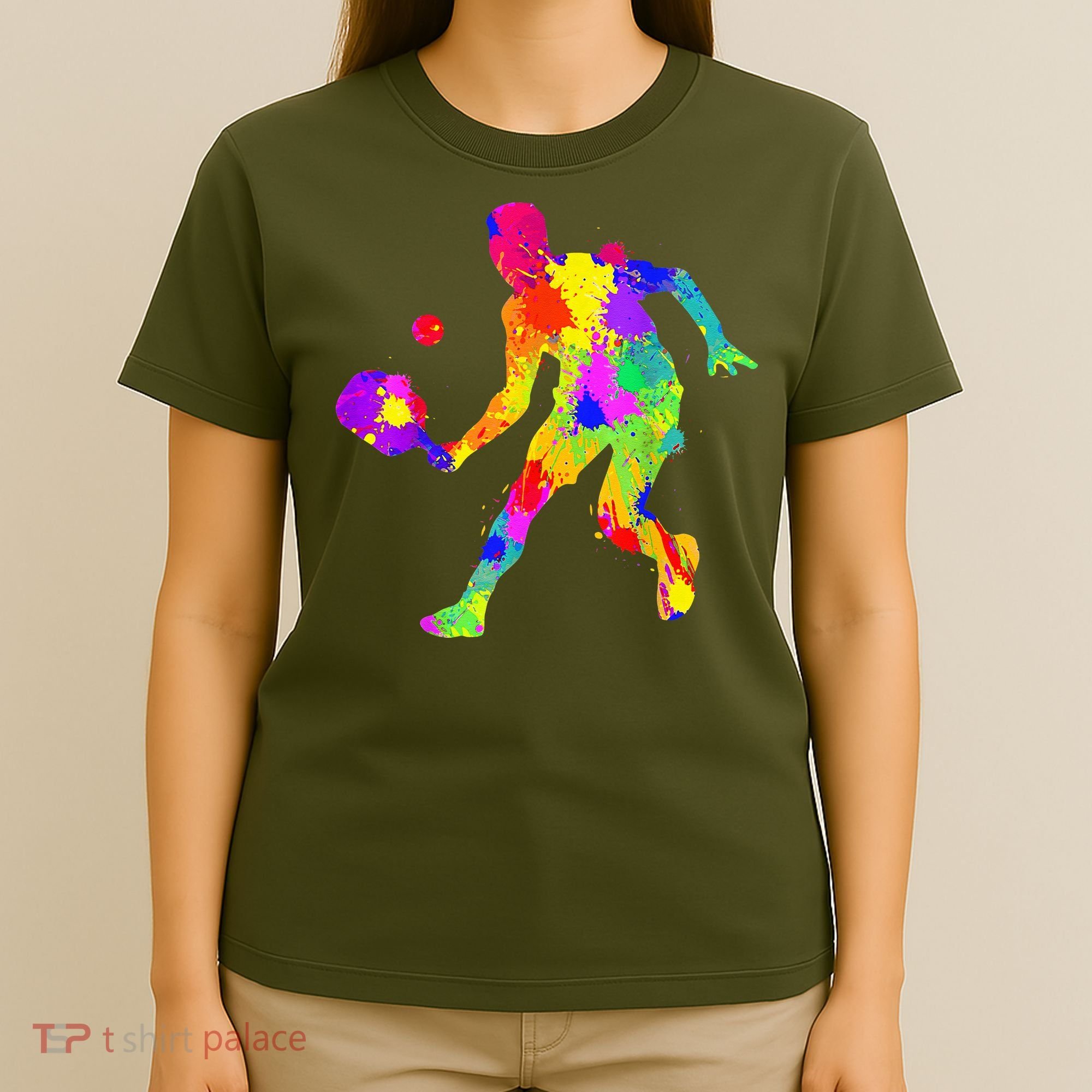 Tie Dye Pickleball Funny Dad Pickleball T-Shirt