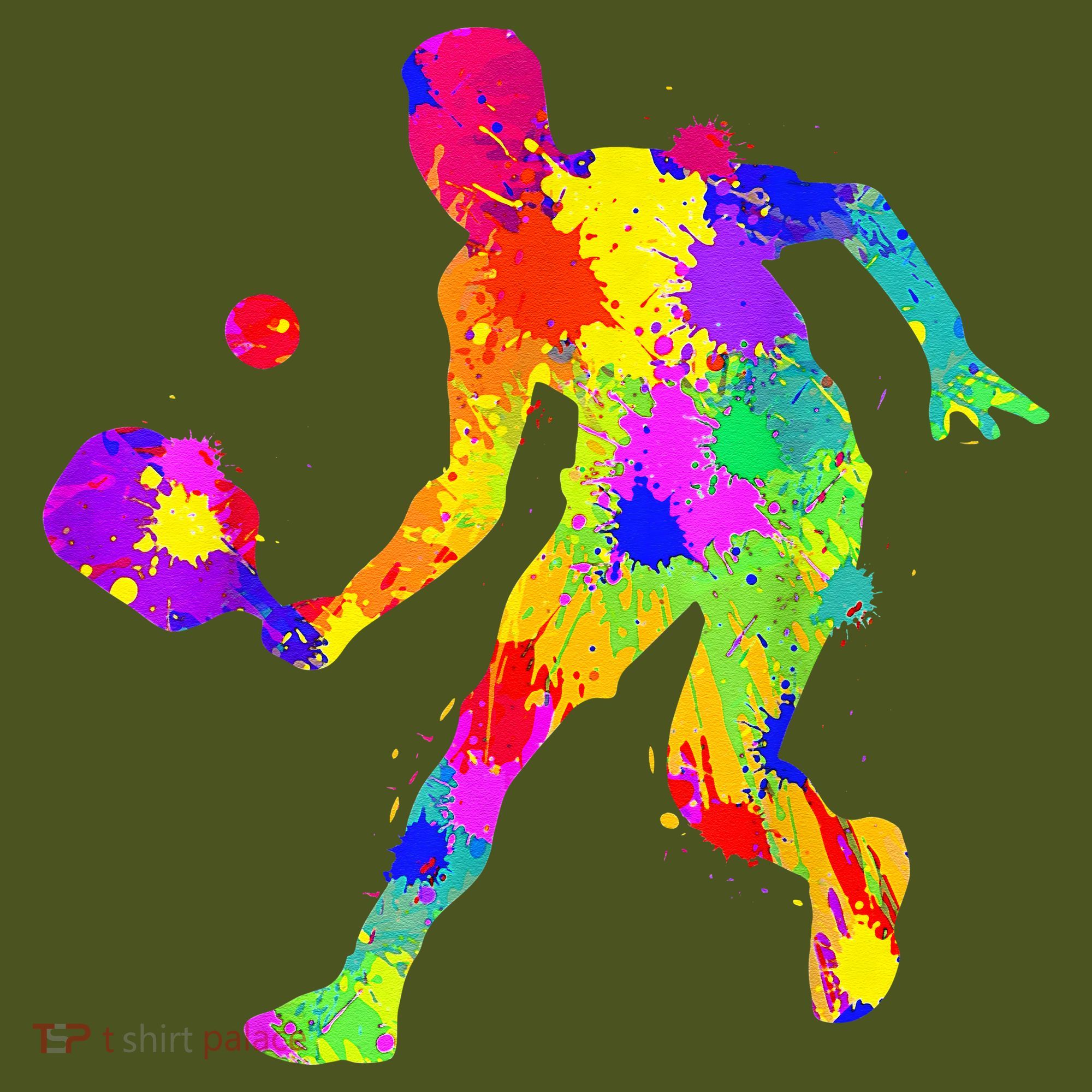 Tie Dye Pickleball Funny Dad Pickleball Mousepad