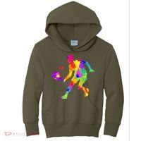 Tie Dye Pickleball Funny Dad Pickleball Kids Hoodie thumb 0