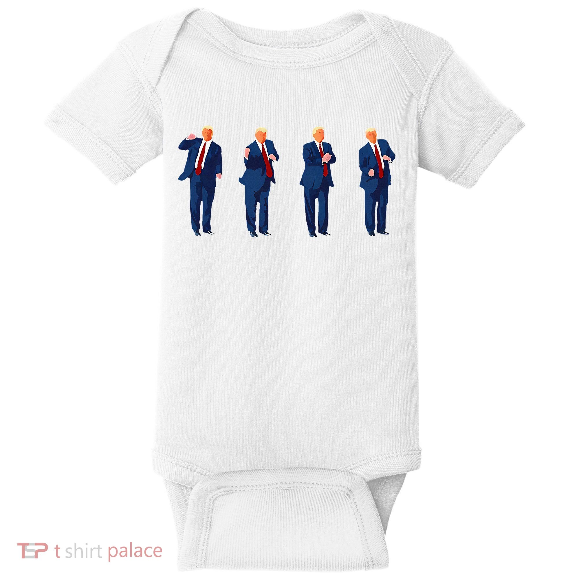 Trump Dance Pro Trump 2024 Trump President Maga Baby Bodysuit