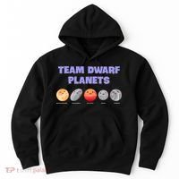 Team Dwarf Planets Pluto Funny Astronomy Science Hoodie thumb 0