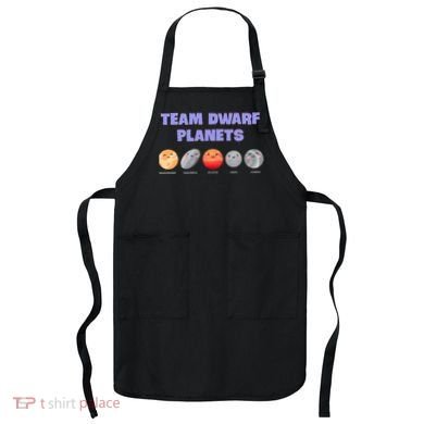 Team Dwarf Planets Pluto Funny Astronomy Science Apron