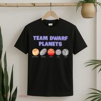 Team Dwarf Planets Pluto Funny Astronomy Science T-Shirt thumb 2