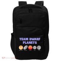 Team Dwarf Planets Pluto Funny Astronomy Science Impact Tech Backpack thumb 0