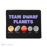 Team Dwarf Planets Pluto Funny Astronomy Science Mousepad thumb 0