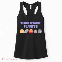 Team Dwarf Planets Pluto Funny Astronomy Science Women's Tank Top thumb 0