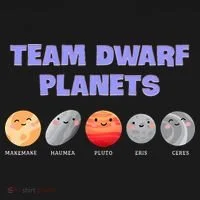 Team Dwarf Planets Pluto Funny Astronomy Science Women's Tank Top thumb 5