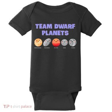 Team Dwarf Planets Pluto Funny Astronomy Science Baby Bodysuit