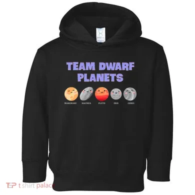 Team Dwarf Planets Pluto Funny Astronomy Science Toddler Hoodie