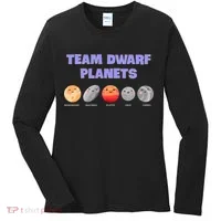 Team Dwarf Planets Pluto Funny Astronomy Science Women's Long Sleeve Shirt thumb 0