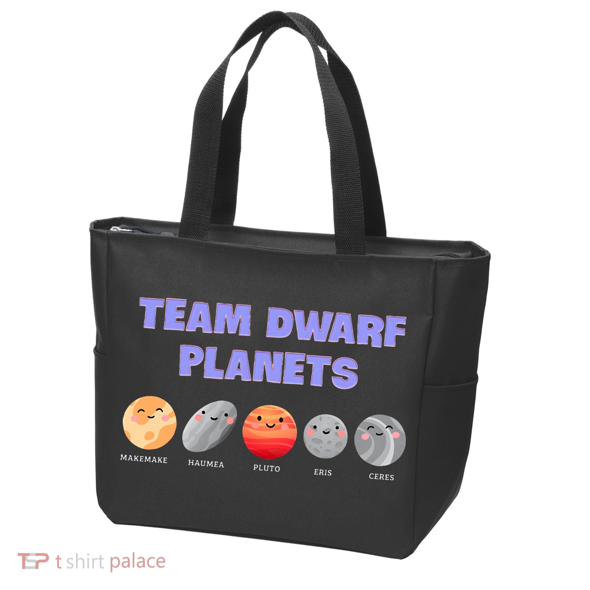 Team Dwarf Planets Pluto Funny Astronomy Science Tote Bag