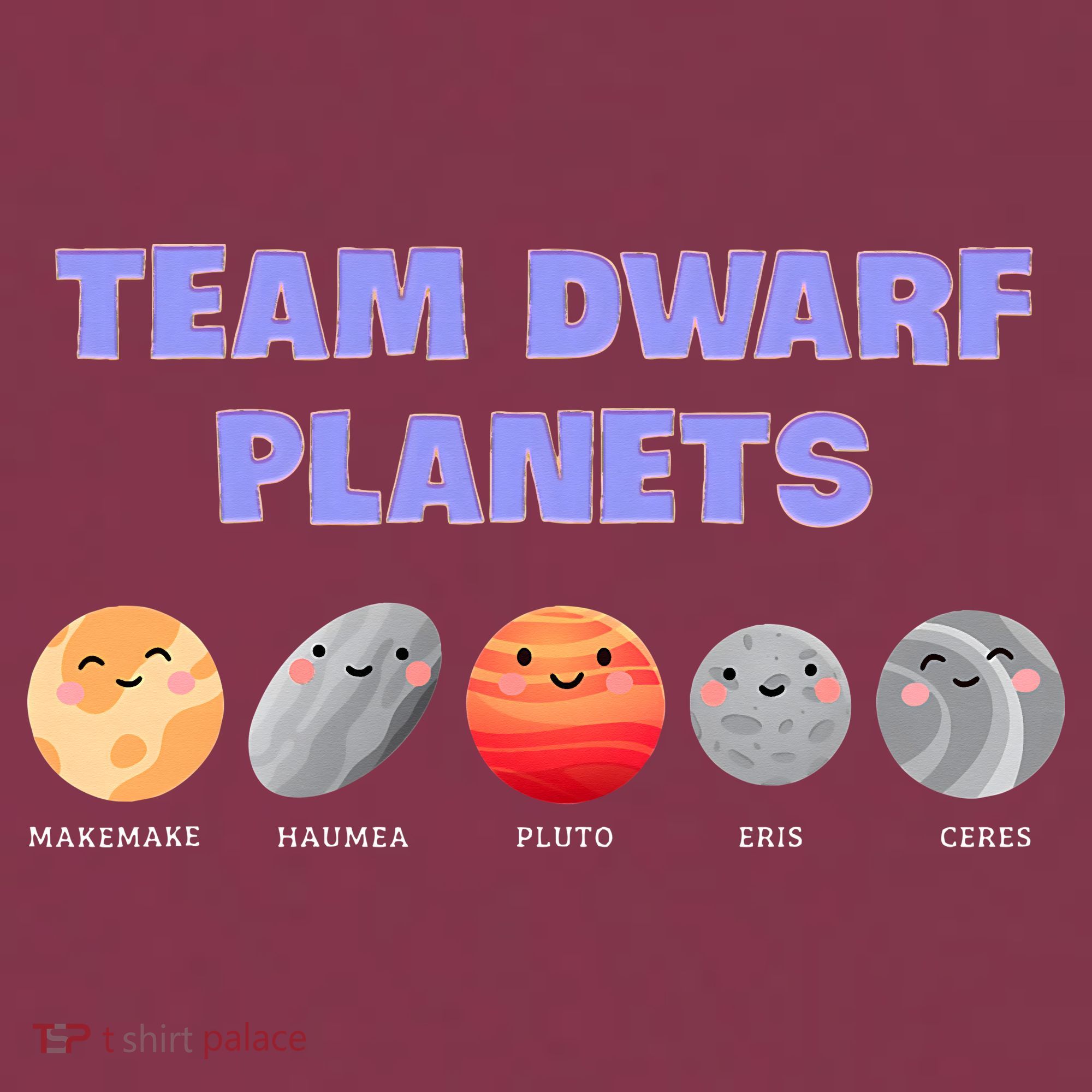 Team Dwarf Planets Pluto Funny Astronomy Science 16oz Travel Tumbler