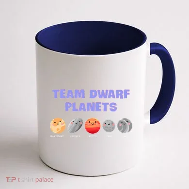 Team Dwarf Planets Pluto Funny Astronomy Science Coffee Mug back