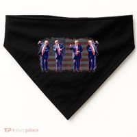Trump Dance Pro Trump 2024 Trump President Maga 45 47 USA-Made Doggie Bandana thumb 0