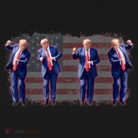 Trump Dance Pro Trump 2024 Trump President Maga 45 47 Bucket Hat thumb 4