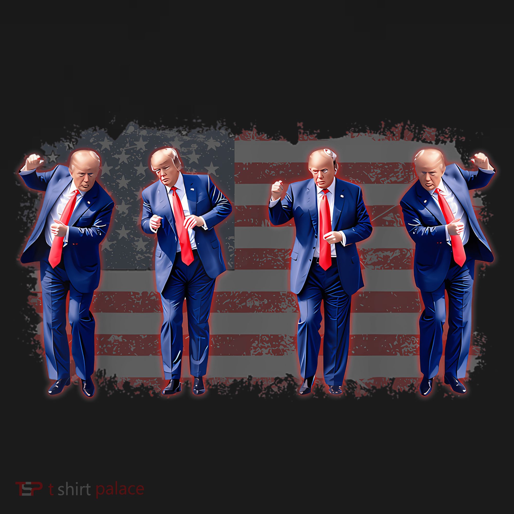 Trump Dance Pro Trump 2024 Trump President Maga 45 47 Kids T-Shirt
