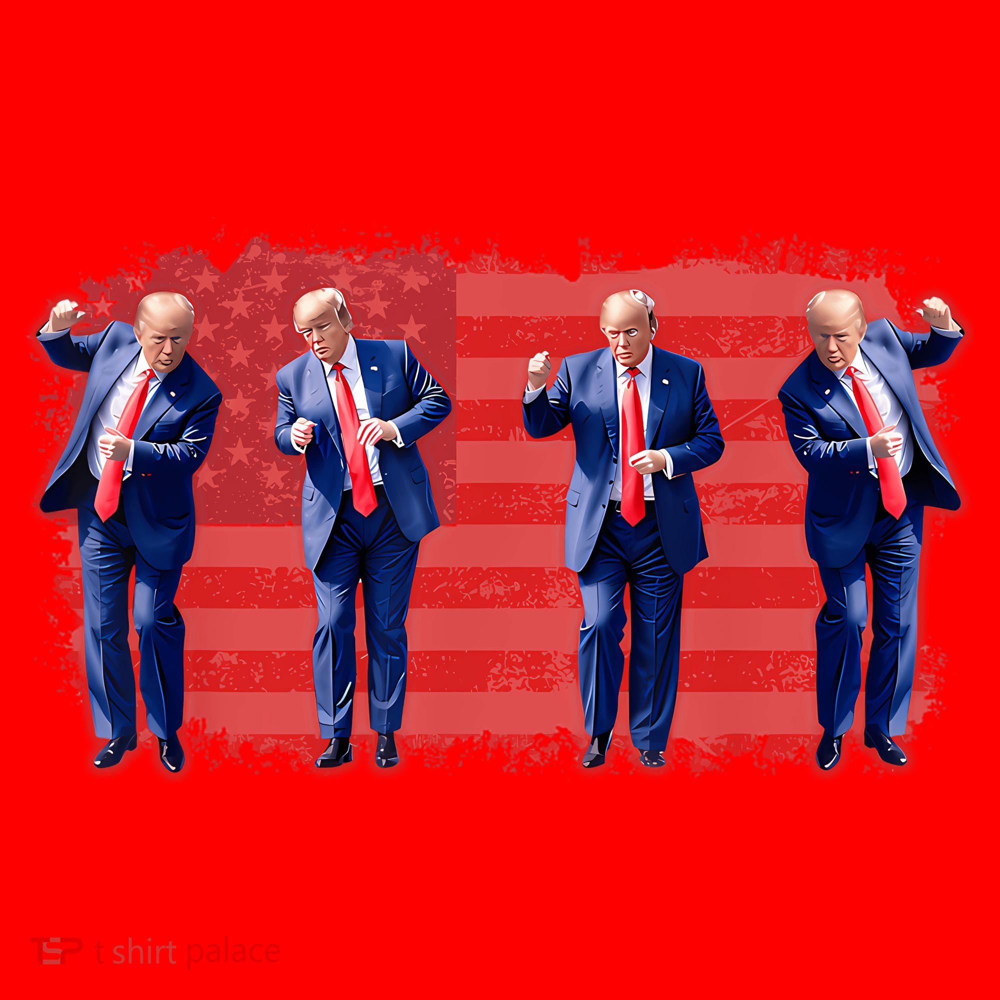 Trump Dance Pro Trump 2024 Trump President Maga 45 47 Santa Hat