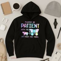 Tie Dye Please Be Patient With Me Im From The 1900s Gift Hoodie thumb 3