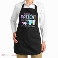 Tie Dye Please Be Patient With Me Im From The 1900s Gift Apron thumb 2