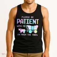 Tie Dye Please Be Patient With Me Im From The 1900s Gift Tank Top thumb 3