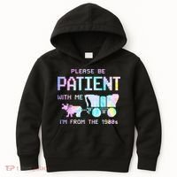 Tie Dye Please Be Patient With Me Im From The 1900s Gift Kids Hoodie thumb 0