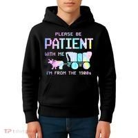Tie Dye Please Be Patient With Me Im From The 1900s Gift Kids Hoodie thumb 4