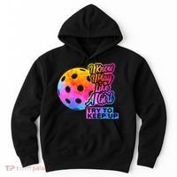 Tie Dye Pickleball Player Paddleball Lover Dink Funny Hoodie thumb 0