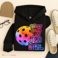 Tie Dye Pickleball Player Paddleball Lover Dink Funny Hoodie thumb 4