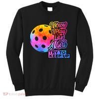 Tie Dye Pickleball Player Paddleball Lover Dink Funny Sweatshirt thumb 0