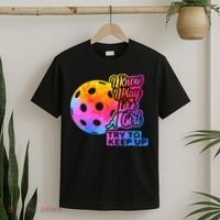 Tie Dye Pickleball Player Paddleball Lover Dink Funny T-Shirt thumb 2