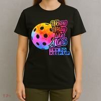 Tie Dye Pickleball Player Paddleball Lover Dink Funny T-Shirt thumb 4