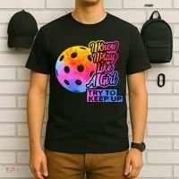 Tie Dye Pickleball Player Paddleball Lover Dink Funny T-Shirt thumb 6