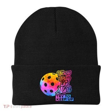 Tie Dye Pickleball Player Paddleball Lover Dink Funny Beanie