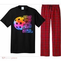 Tie Dye Pickleball Player Paddleball Lover Dink Funny Pajama Set thumb 0