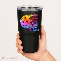 Tie Dye Pickleball Player Paddleball Lover Dink Funny Tumbler thumb 2